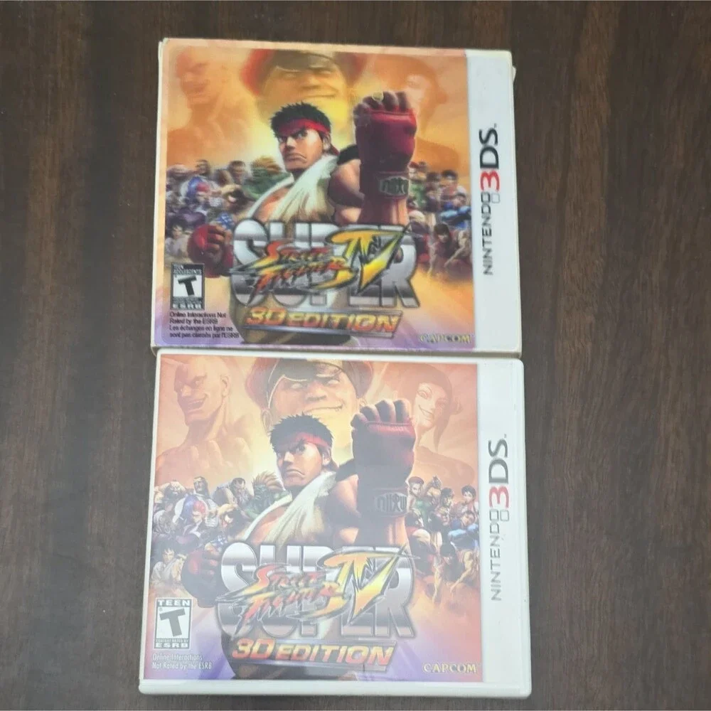 Capcom Super Street Fighter IV 3D Edition Nintendo 3DS Fighting Case Manual